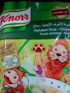 Knorr Packet Soup Alphabet