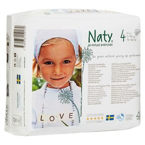 Naty By Nature Babycare Diapers For Sensitive Skin Size 4