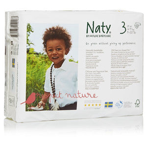 Naty By Nature Babycare Eco Jumbo Pack Diapers Size 3 16 28 Lbs