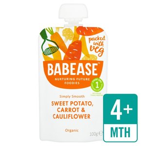 Babease Organic Sweet Potato, Carrot & Cauliflower