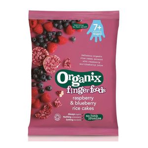 Organix Finger Foods Raspberry & Blueberry Rice Cakes