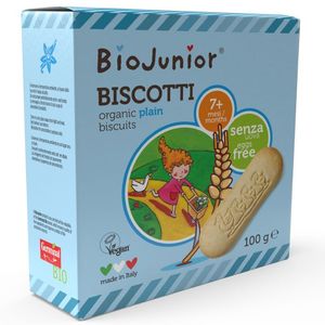 Bio Junior Organic Plain Biscuits For Babies (7+ Months) Egg Free