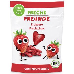 Freche Freunde Organic Strawberry Fruit Crisps Vegan Gluten Free