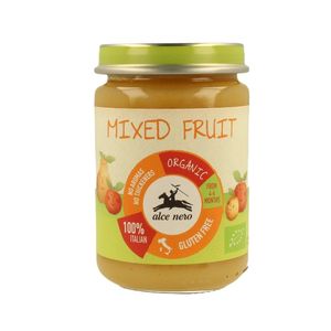 Alce Nero Organic Mixed Fruit Puree (4-6 Months) Gluten Free Aroma Free Thickeners Free