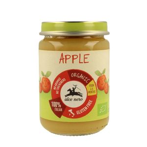 Alce Nero Organic Apple Baby Puree (4-6 Months) Gluten Free Aroma Free Thickener Free