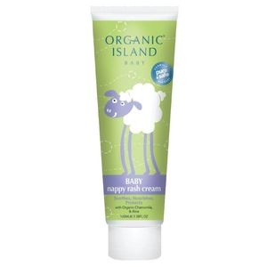 Organic Island Baby Nappy Rash Cream With Organic Chamomile & Aloe Vera