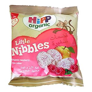 Hipp Organic Raspberry Rice Cakes For Babies (7+ Months) Gluten Free Bpa Free No Added Sugar