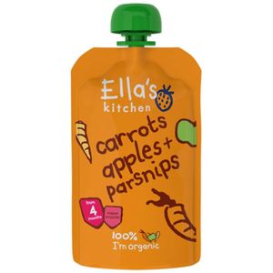 Ella's Kitchen Organic Carrots Apples & Parsnips Baby Puree (4+ Months)