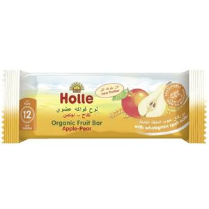 Holle Organic Fruit Bar Apple-Pear With Wholegrain Spelt Wafer From 12 Months