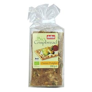 Delba Organic  Crispbread With Cheese & Pumpkin Seeds