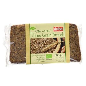 Delba Organic Three Grain Bread
