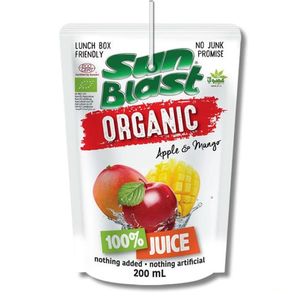 Sun Blast Organic Apple Juice No Added Sugar Preservatives Free