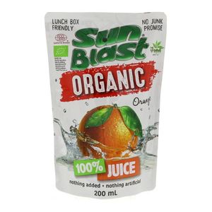 Sun Blast Organic Orange Juice No Added Sugar Preservatives Free