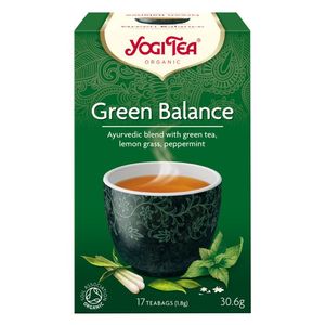 Yogi Tea Organic Green Balance Tea Bags With Lemongrass & Peppermint