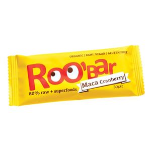 Roo'Bar Maca Cranberry Raw Vegan Gluten Free