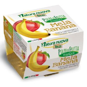 Natura Nuova Organic Apple & Banana Baby Puree No Added Sugar