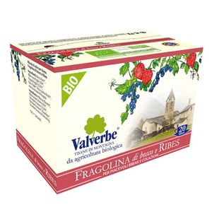 Valverbe Organic Herbal Wild Strawberry & Blackcurrant Tea