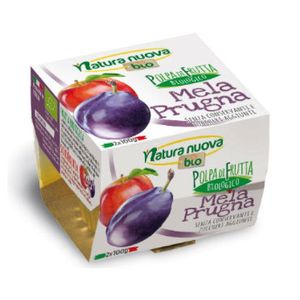 Natura Nuova Organic Apple & Plum Baby Puree No Added Sugar