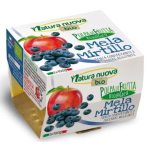 Natura Nuova Organic Apple & Blueberry Baby Puree No Added Sugar