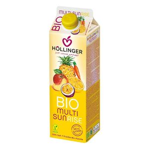 Hollinger Organic Multi Sunrise Mix Fruit Juice Vegan No Added Sugar