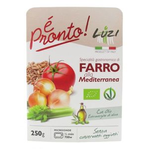 Luzi Organic Farro Mediterranea Grains With Extra Virgin Olive Oil No Added Preservatives Vegan