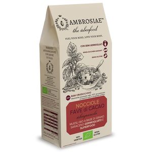 Ambrosiae Organic Muesli Based Granola With Hazelnut & Cocoa Beans Gluten Free