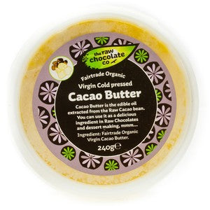 The Raw Chocolate Organic Virgin Cold Pressed Cacao Butter