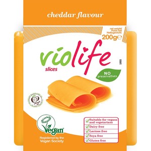 Violife Coconut Cheese Slices Cheddar