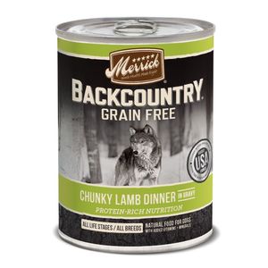Merrick Backcountry Wet Dog Food With Lamb Grain Free