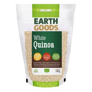 Earth Goods Organic White Quinoa Grains Gmo Free Gluten Free