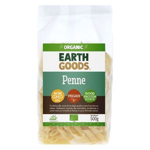 Earth Goods Organic Penne Pasta Vegan Gmo Free