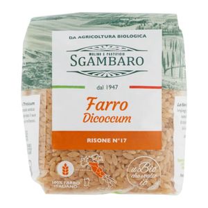 Sgambaro Organic Farro Risoni Pasta N 17