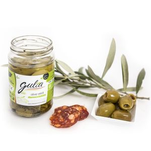 Gulia Organic Green Pitted Olives Vegan