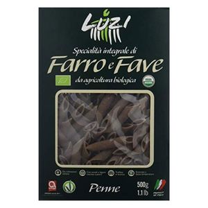 Luzi Organic Wholemeal Spelt & Fava Bean Penne Pasta Vegan
