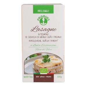 Probios Organic Wholemeal Lasagne Rich In Fibre