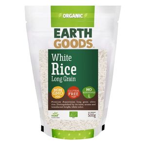 Earth Goods Organic White Long Grain Rice Gmo Free Gluten Free Additives Free