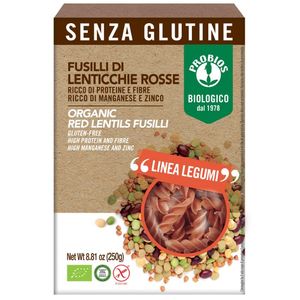 Probios Organic Red Lentil Fusilli Pasta Gluten Free