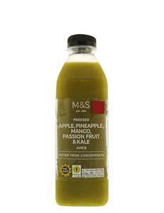 Apple Pineapple Mango Passion Fruit & Kale Juice