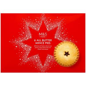 6 All Butter Classic Mince Pies