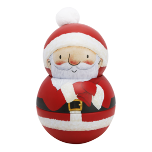 Santa Wobbler Tin