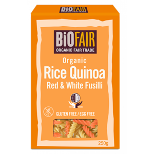 Organic Rice Quinoa Red & White Fusilli