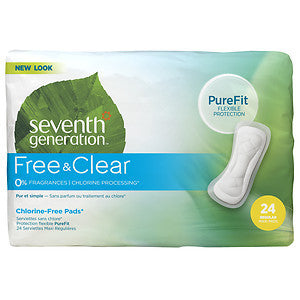 Seventh Generation Regular Maxi Pads