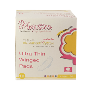 Maxim Natural Ultra Thin Winged Pads Daytime