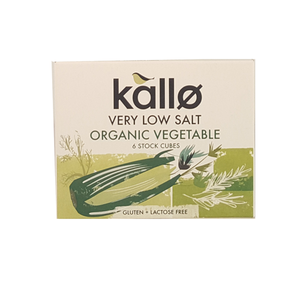 Kallo Low Salt Organic Vegetable Stock Cubes 66 G Gluten & Lactose