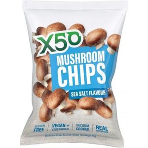 X50 Mushroom Chips Sea Salt 40G