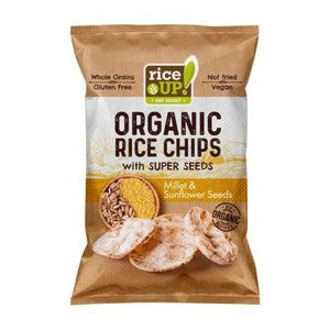 Rice Up Organic Brown Rice Chips With Millet & Sunflower Seeds