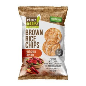 Rice Up Gluten Free Whole Grain Rice Chips Hot Chili Peppers