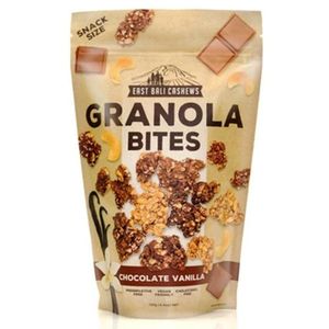 East Bali Cashews Gluten Free Granola Bites Chocolate Vanilla Bites