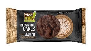 Rice Up Gluten Free Brown Rice Cakes With Belgian Dark Chocolate