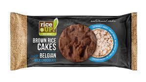 Rice Up Gluten Free Brown Rice Cakes With Belgian Milk Chocolate